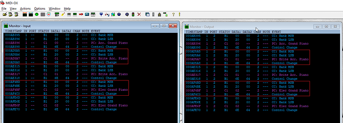 MidiOX log