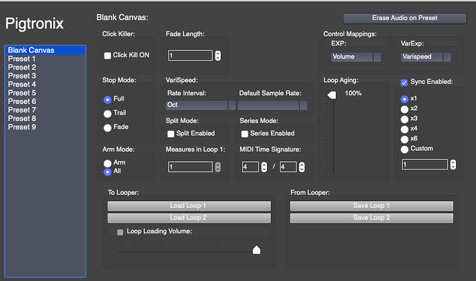 persist Infinity Looper App